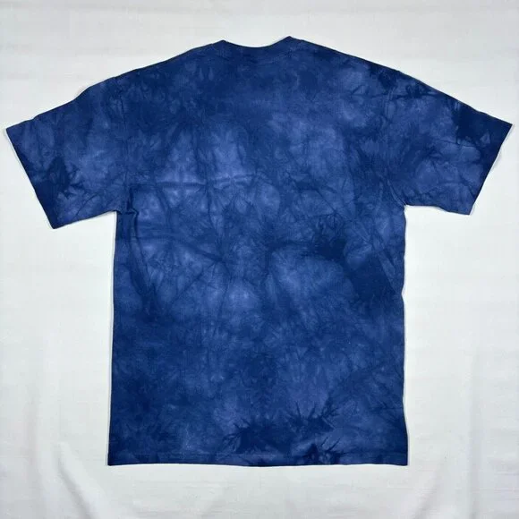 The Mountain Blue Tie-Dye Golden Retriever Puppy Dog USA Flag T-Shirt Adult Med - Picture 5 of 5